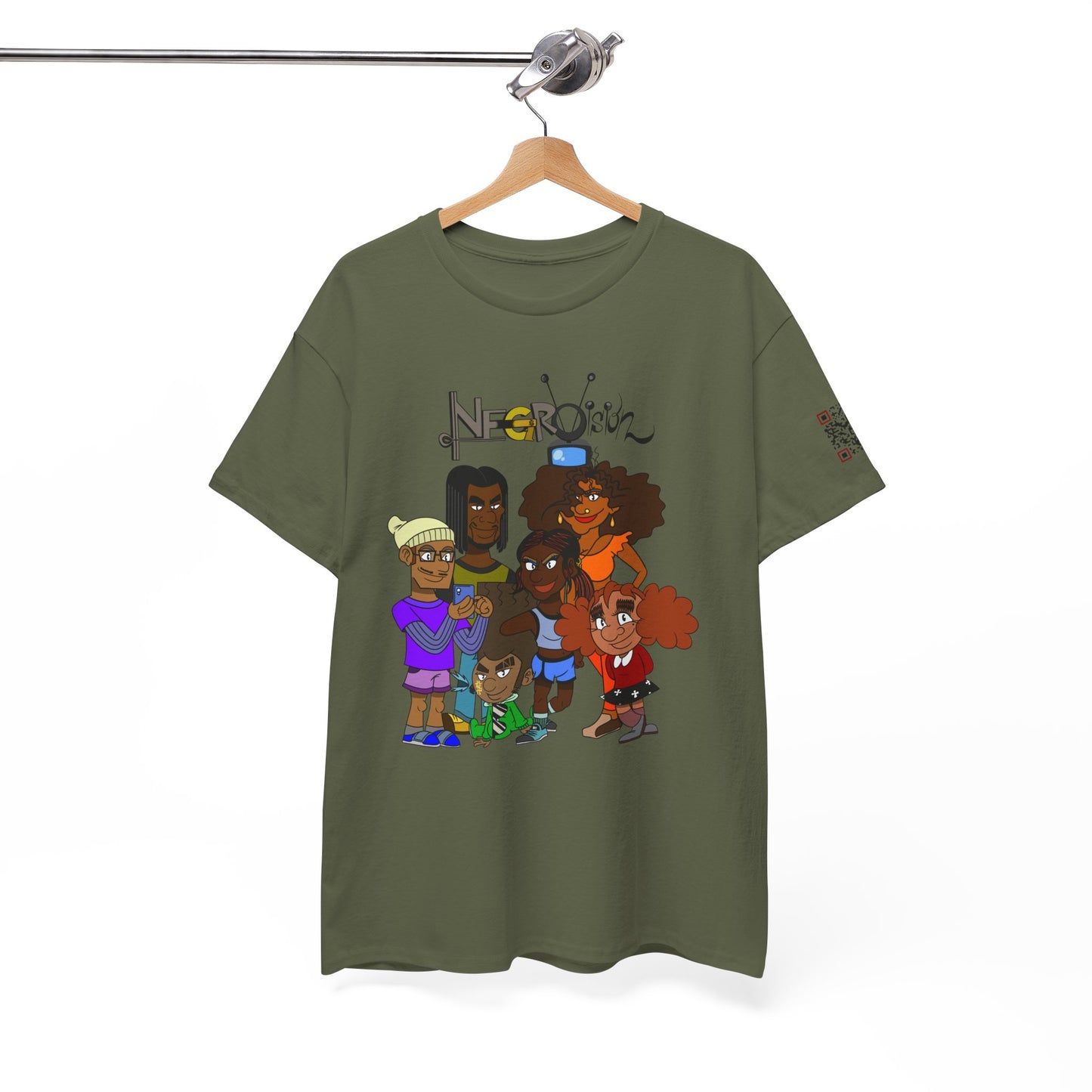 T-Shirt - The DeNegro Family from Negro Vision - Autistic Animator - Support Autism Awareness