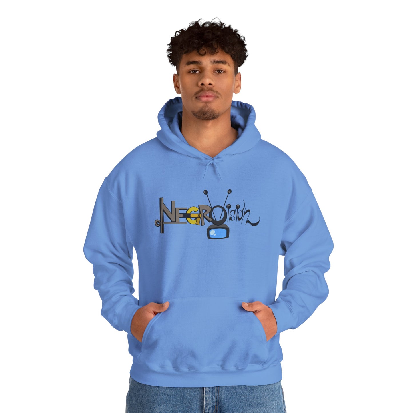 Hooded Sweatshirt - Negro Vision Logo Design