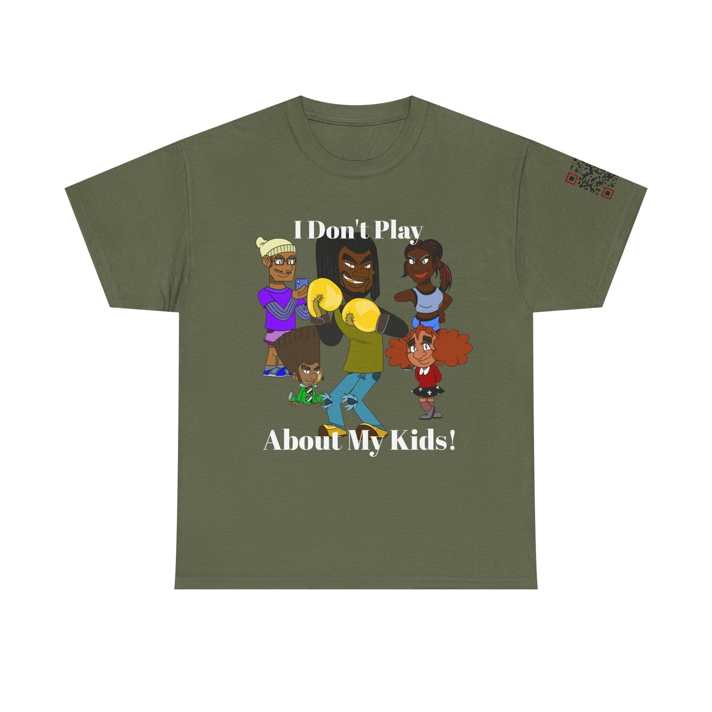 I Don’t Play About My Kids T-Shirt — Funny Protective Dad Family Tee