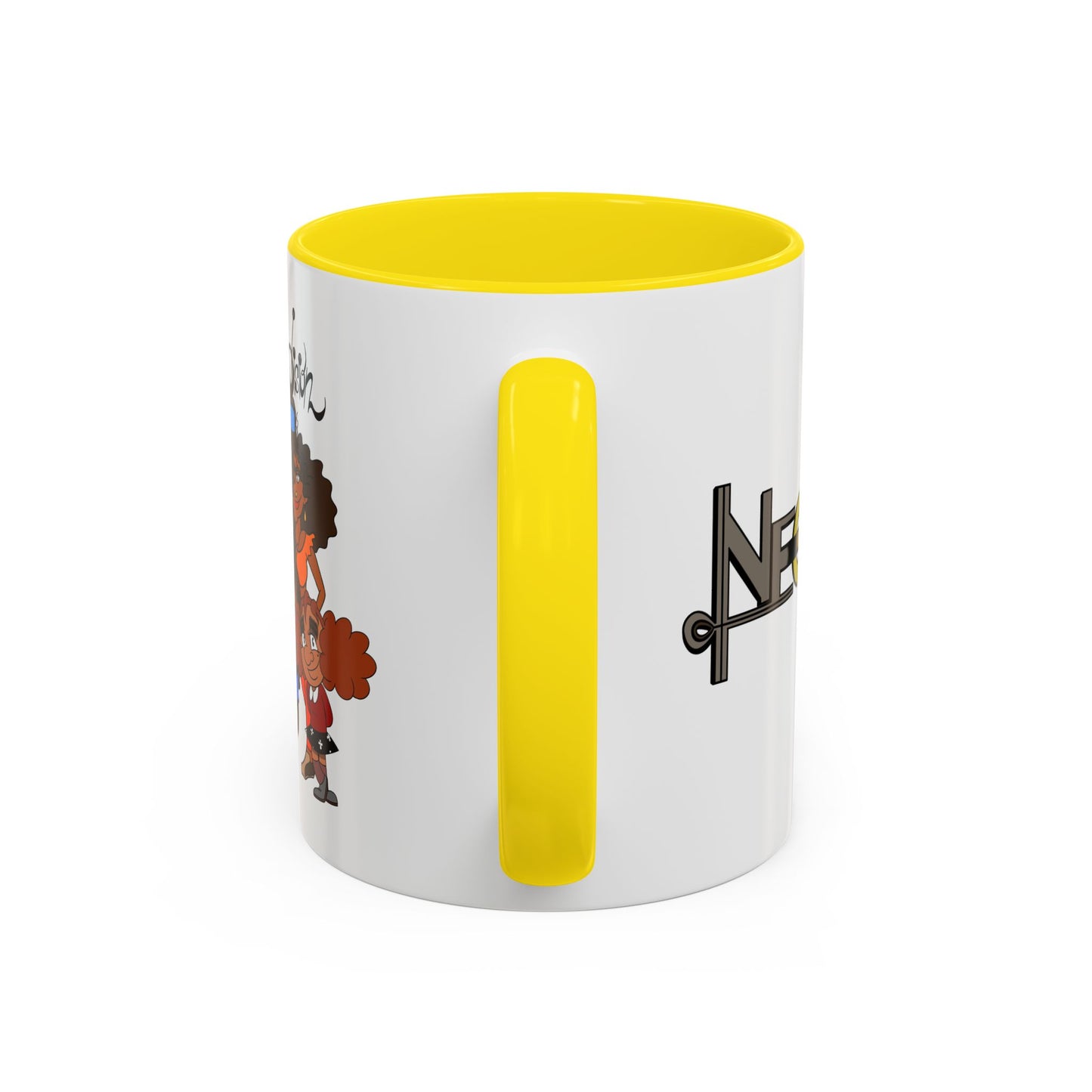 Vibrant Negro Vision Accent Coffee Mug | Fun Design for Gift, Home, Collectible, Modern Decor