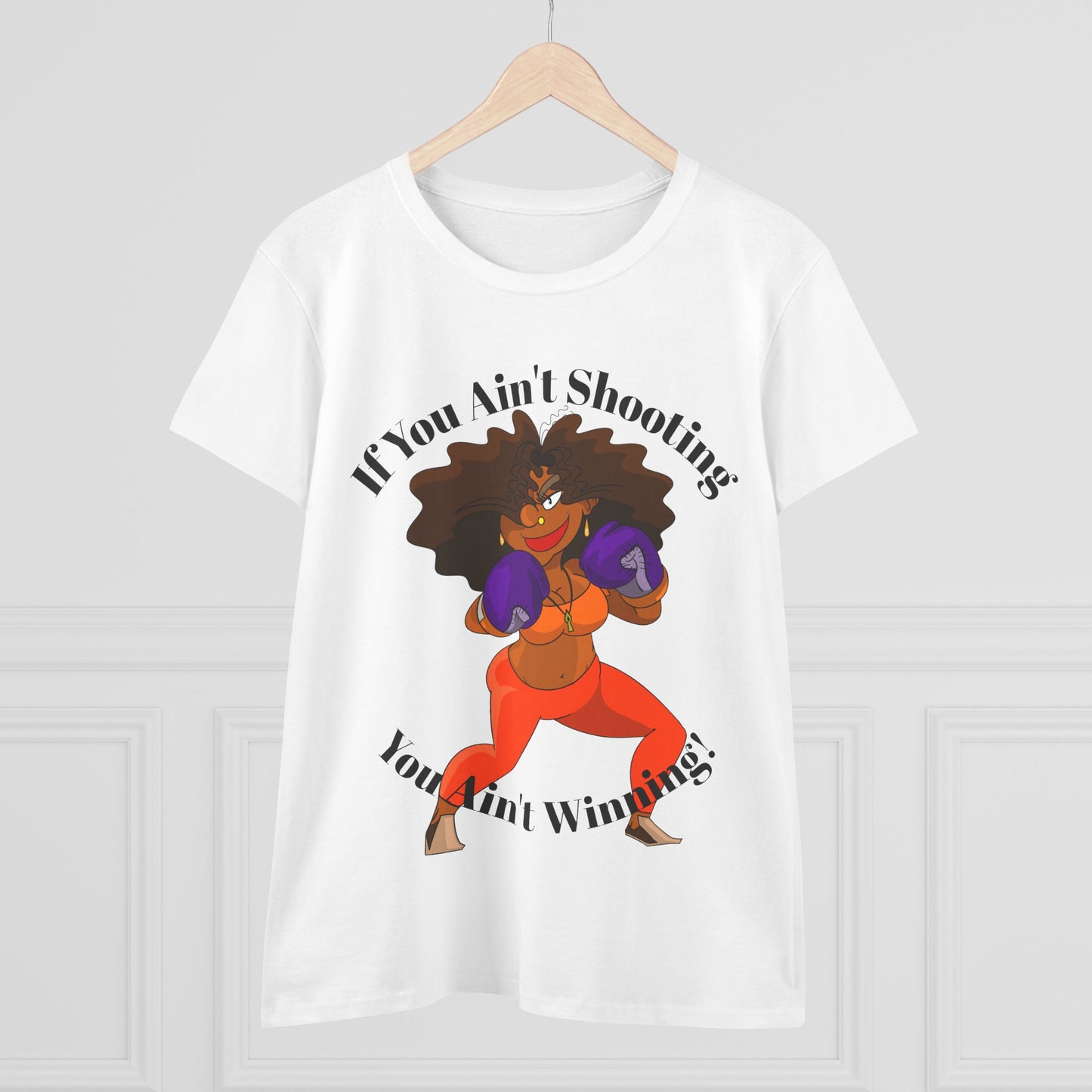 Graphic Tee - June Boxing Pose with Quote
