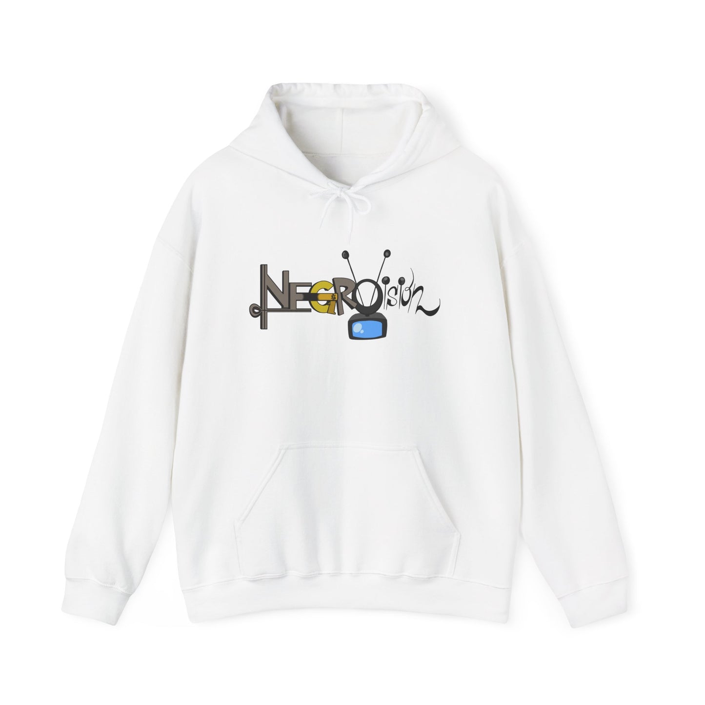 Hooded Sweatshirt - Negro Vision Logo Design